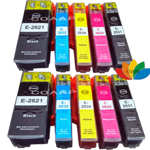 10PCS Compatible Ink Cartridge for EPSON 26XL XP 820 600 700 510 615 610 605 600 800 620 625 T2621 T2601 2024 - buy cheap