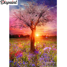 Dispaint Full Square/Round Drill 5D DIY Diamond Painting "Flower tree scenery" Embroidery Cross Stitch 5D Home Decor A11403 2024 - buy cheap