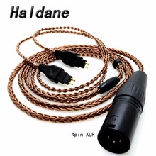 Free Shipping Haldane 8cores Pure Copper Headphone Replacement Audio Cable for HD600 HD650 HD525 HD545 HD565 HD580 2024 - buy cheap