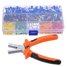 800pcs Cable Wire Crimp Terminal With Ferrule Crimper Plier Nolyn Insulated Terminal End Wire Connector For AWG 10-23 Hand Tool 2024 - buy cheap