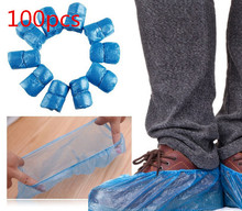 100 Pcs Disposable Shoe Covers Carpet Cleaning Overshoe Guests Family 2024 - buy cheap