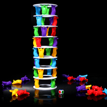Penguin tower collapse balance game toy for children,party family funny game crazy penguin crash tower thrill Challenge toy 2024 - buy cheap