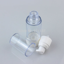 wholesale white PP airless cosmetic bottle , 30ml airless bottle with pump , skin care cream 30ml cosmetic airless bottle 2024 - buy cheap