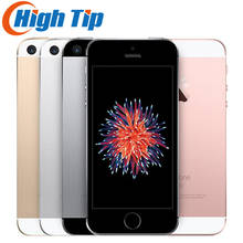 Оригинальный мобильный телефон Apple iPhone SE, разблокированный, 4G LTE, iOS, 4,0 дюйма, 12,0 МП, двухъядерный, Touch ID, 16/32/64/128 Гб ПЗУ, смартфон 2024 - купить недорого