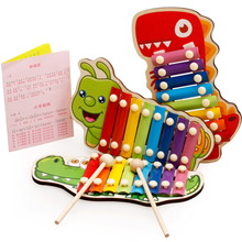 Juguetes Educativos Montessori para niños, juguete de madera para aprendizaje temprano, xilófono, inteligencia Musical, 8 tonos 2024 - compra barato