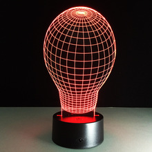 Lámpara LED en forma de globo 3D de alta calidad, lámpara de mesa por USB de noche de escritorio, Luminarias, regalo de Navidad 2024 - compra barato