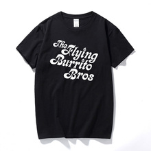 Camisetas de manga corta para Hombre, camisa con estampado de The Flying Burrito Brothers, 100% algodón, de verano, nueva 2024 - compra barato