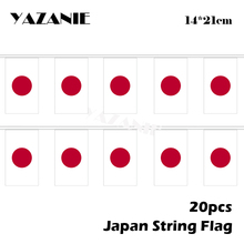 YAZANIE 14*21cm 20PCS Japan String Flag Japanese Decoration Country National Custom Flag for Izakaya Restaurant Saloon Sushi 2024 - buy cheap
