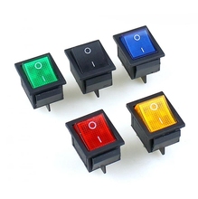 1PCS KCD4 Rocker Switch ON-OFF 2 Position 4 Pins With Light Power Switch 16A 250VAC/ 20A 125VAC 2024 - buy cheap