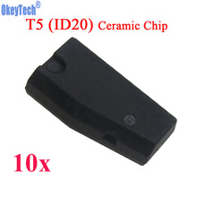 OkeyTech 5PCS/10PCS ID T5-20 Transponder Chip Blank Carbon T5 Cloneable Chip for Car Key Cemamic T5 Chip Copy to ID 11 12 13 33 2024 - buy cheap
