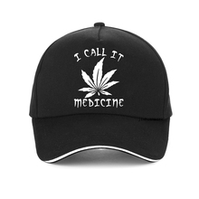 I CALL IT MEDICINE-gorra de béisbol con estampado de letras para hombre y mujer, 100% algodón, ajustable, Snapback, Unisex 2024 - compra barato