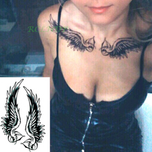 Tatuagem adesiva temporária, asas dianas do anjo, tatuagem flash, tatuagens falsas para mulheres e meninas 7 2024 - compre barato