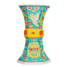 Antique Unique Hand Painted Ceramic Vase Enamel Hexagon Porcelain Vase For Home Office Decor 2024 - buy cheap