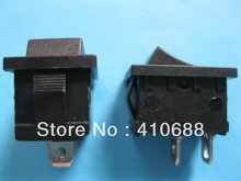 50 piezas interruptor basculante encendido/apagado 2pin 6A 10A tapa negra KCD1-101 21x15mm 2024 - compra barato
