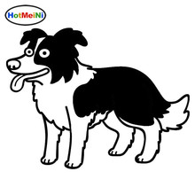 HotMeiNi Border Collie Dog Stickers Reflective Vinyl Decal Car Styling Motorcycle Decoration 14.5*11CM 2024 - buy cheap