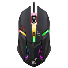 Новый dpi 800/1200/1600 игровая мышь K2 цветная Регулируемая dpi оптическая компьютерная ноутбук крутая светящаяся проводная USB игровая мышь 2024 - купить недорого