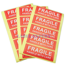 250PCS FRAGILE Handle With Care Label Sticker 75x25mm Red and White Warning For Box Shipping 2024 - buy cheap