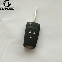 FOB KEY 3 BUTTONS CASE BLANKS FOR BUICK EXCELLE XT FOLDING FLIP REMOTE KEY SHELL 2024 - buy cheap