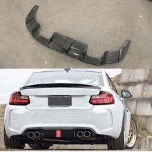 Carbon Fiber Rear Lip Diffuser With LED Light for BMW 2 Series F87 M2 Coupe 2 Door 2015-2020 Bumper Guard Car Styling 2024 - buy cheap