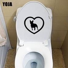 YOJA 21.3*18.6CM French Bulldog Home Decor Wall Sticker Toilet Decal T4-0004 2024 - buy cheap