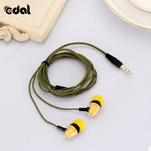 Colorful Wired Earphone Stereo Bass Earphone Noise Isolating Reflective Fiber Cloth Line For MP3/Mp4 Earbuds Mobile Phone 2024 - buy cheap
