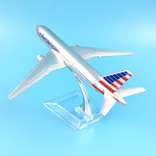 Free Shipping American Airlines Boeing 777 16cm alloy metal model aircraft child Birthday gift plane models toys for children 2024 - buy cheap
