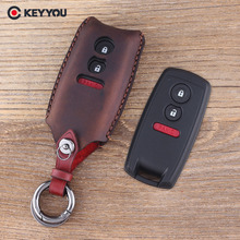 KEYYOU Key Shell Cover For Suzuki SX4 Grand Vitara Swift Case Fob Leather Key Shell Keychain Bag Car Key Case 3 Button 2024 - buy cheap