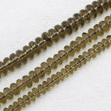Wholesale Faceted Tea Quartzs 4-9mm Rondelle Beads15"/38cmBeadsFor DIY Jewelry Making !We provide mixed wholesale for all items! 2024 - buy cheap