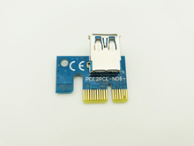 Puerto PCI-E USB 3,0 de alta velocidad, 1x, 4x, 8x, 16x, PCIe, PCI Express, adaptador de extensión de 1x, para minería de Bitcoin BTC, ETH, EOS 2024 - compra barato