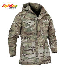 Jaqueta tática masculina, casaco com capuz m65 militar, primavera outono 2024 - compre barato