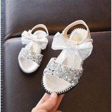 SLYXSH 2019 summer new children's shoes wholesale girls sandals bows Kid's baby toddler shoes Baby shoes 2024 - buy cheap