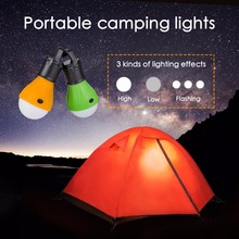 Portable Outdoor Hanging LED Lantern Light LED Camp Lights Bulb Lamp For Camping Tent Powered By 3*AAA Batteries 2024 - buy cheap