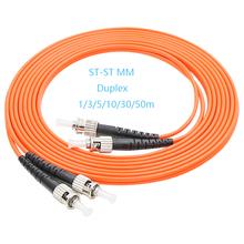 10PCS/Pack ST/UPC-ST/UPC Muliti mode MM Duplex Fiber Optical Jumper Fiber Optic Patch Cord 1m/3m/5m/10m/30m/50m 2024 - buy cheap