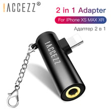 !ACCEZZ For Apple 3.5mm Jack Earphone Adapter For iphone X 8 7 Plus XS MAX XR Listening Charging AUX Headphone Connector IOS 12 2024 - buy cheap