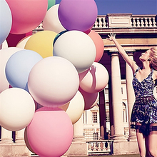 36-дюймовый гигантский шар, цветной надувной шар, Гелиевый шар надувной, латексный, большой воздушный шар для украшения дня рождения, детский шар 2024 - купить недорого