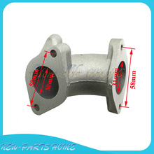 Manifold Intake Pipe For Zongshen Z190 190cc Pit Dirt Bike the engine code No.: ZS1P62YML-2 2024 - buy cheap