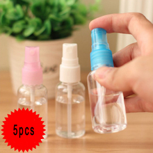 Nuevo 5 unids/set maquillaje y cuidado de la piel plástico transparente 30ml pequeña botella de Spray vacía botella rellenable 2024 - compra barato