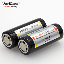 2 uds. VariCore-batería recargable de ión-litio para linterna, protección de 26650, 5100 mAh, 3,7 V, con PCB, 4A, 3,6 V 2024 - compra barato