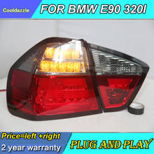 Для BMW E90 3 серии 320i 323i 325 330 335 LED задний фонарь 2003 2004 2005 2006 2007 2008 2009 задний фонарь красный цвет 2024 - купить недорого