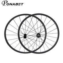 PONABET-juego de ruedas de bicicleta de carbono ultraligero, solo 1280g, 23mm de ancho, 24mm 2024 - compra barato