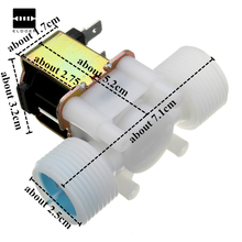 Válvula solenoide de água elétrica, plástica, 12v, dc 3/4 ", n/c, controle de fluxo, sistemas de dados eletrônicos 2024 - compre barato