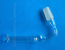 24/40, adaptador de tubo de vidrio de secado doblado, cristalería química de laboratorio 2024 - compra barato