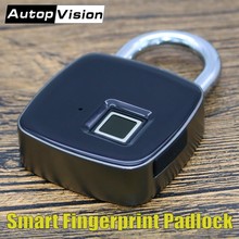 Smart Fingerprint Lock P3 Security Fingerprint Recognition Anti Theft Padlock Waterproof Keyless Door Lock long standby time 2024 - buy cheap