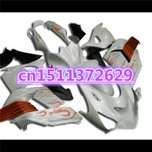 Carenagem cor branca de chama laranja para kawasaki zx14r 2006 2007 2008 2009 2010 tamanhos 06-11 2024 - compre barato