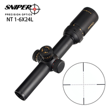 Sniper nt 1-6x24 l caça riflescope primeiro plano focal mil ponto retículo tático óptica vista lateral paralaxe rifle scope 2024 - compre barato