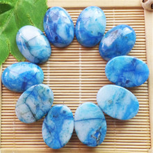 (10 pieces/lot)  Wholesale Natural Crazy Lace Agates Oval CAB CABOCHON 25x18x8mm Free Shipping Fashion Jewelry ZY3408 2024 - buy cheap