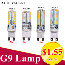 5PCS New mini Led G9 lamp ac220V-240V 7W 9W 10W 12W Replace of 20w-40w halogen corn bulb droplight bulb free shipping 2024 - buy cheap