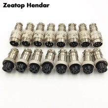 2Set GX16 Butt Joint Aviation 2 3 4 5 6 7 8 9 P Pin Connector kit 16mm Female Interface Plug and Male Socket 2024 - buy cheap