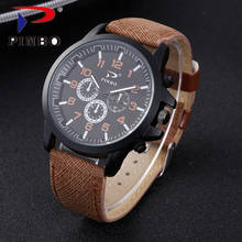 PINBO Casual Quartz watch men Women military Watches sport Wristwatch Leather Clock Fashion Quartz Wristwatch Relogio Masculino 2024 - buy cheap