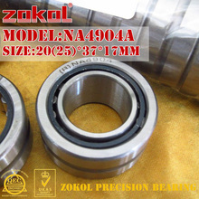 ZOKOL NA4904 A bearing NA4904A Entity ferrule needle roller bearing 20*37*17mm RN4904A 25*37*17mm 2024 - buy cheap